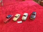 Dinky Toys France 4 pièces, 1 Ford Vedette ref 24X...