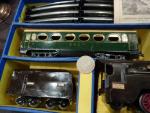 Coffret train « Etoile du Nord », fabrication  Hornby, années 40/50, loco...