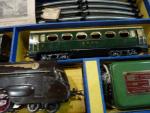 Coffret train « Etoile du Nord », fabrication  Hornby, années 40/50, loco...