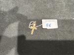 PENDENTIF croix en or rose 18k (750/1000)
Poids : 1.0 gr
Lots...