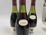 2 bouteilles GEVREY CHAMBERTIN 1986 Pierre Bourrée Fils (et, lb...