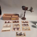 Un STEREOSCOPE  de la marque  BARNE ET BOUCHER,...