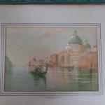 Wilfried KNOX (1884-1966). Vue de la Salute. Aquarelle Signée en...