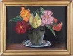 Stephane LAMARCHE (1891-1963), Fleurs. Pastel, signé en bas à droite....