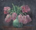 Stephane LAMARCHE (1891-1963). Un lot de quatre oeuvres. Huile, pastel....