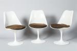 Eero SAARINEN (1910-1961). Six chaises modèle " Tulipe " à...